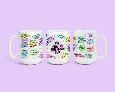 The Playful Pineapple - My Mental Breakdown Cup Mug - The Local Space