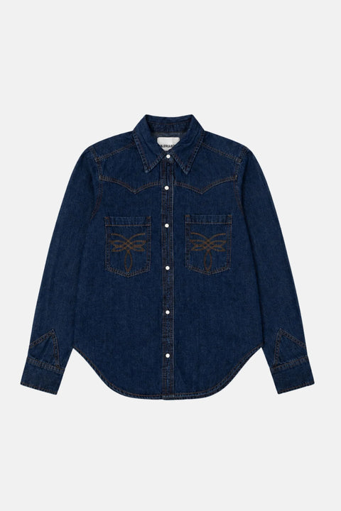 Dakota Denim Shirt - Dark Blue