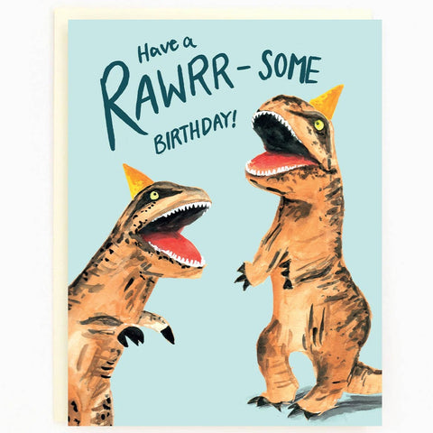 The Paperhood | Birthday Dinosaurs Card, The Local Space, Local Canadian Brands 