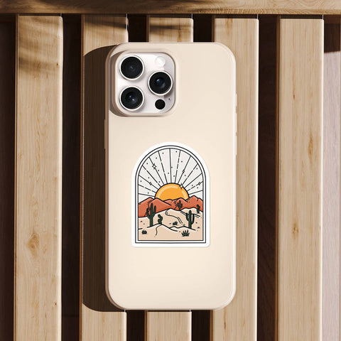 Desert - Waterproof Vinyl Sticker