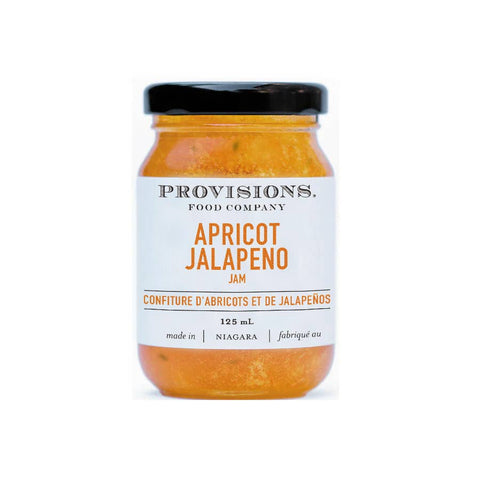 Provisions Food Company Apricot Jalapeño Jam - Gourmet Apricot Preserve (125mL Jar)