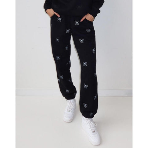 All Over Bows Oversized Joggers - Brunette the Label, The Local Space