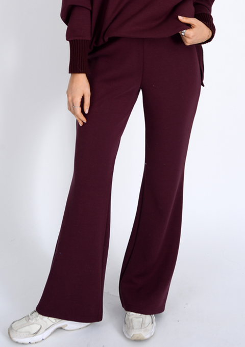 Florine Soft Knit Flare Pants - The Local Space