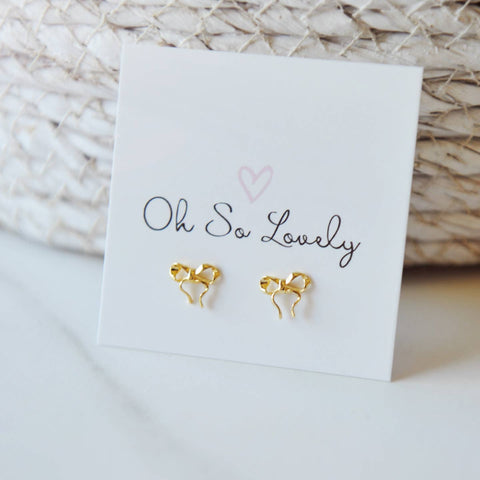 Bow Stud Earrings