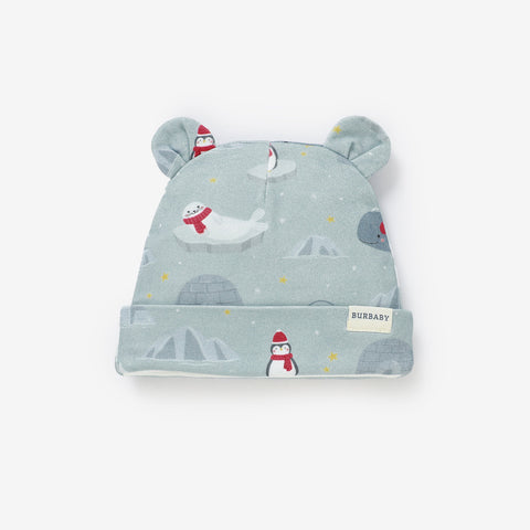 Arctic Friends | Organic Cotton Double-Lined Beanie