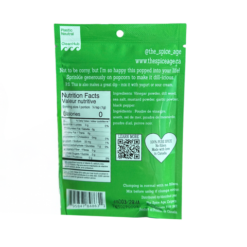 The Spice Age - Dill Pickle Popcorn Seasoning (All Natural Ingredients) - The Local Space