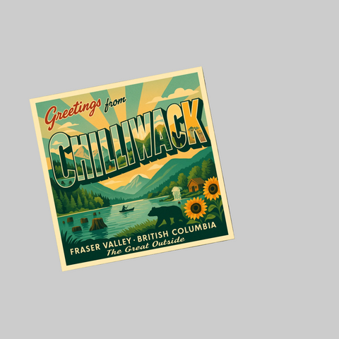 54 + Pine The Great Outside Magnet - Chilliwack Souvenir - The Local Space