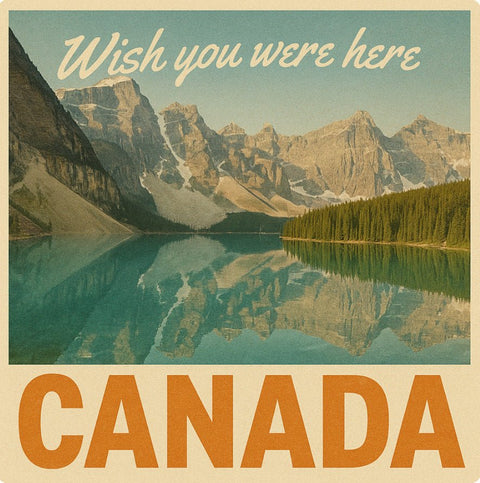 54 + Pine Wish You Were Here Magnet - Canada Souvenir - The Local Space