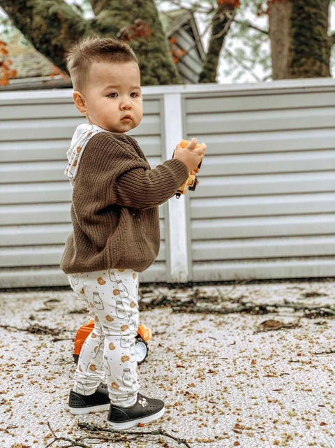 Milk & Cookie Print Leggings