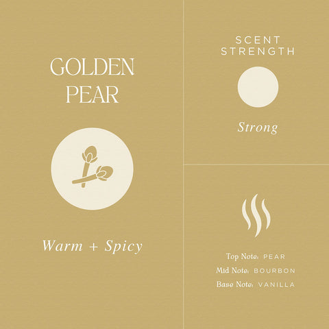 Golden Pear | Baked Pear & Spices