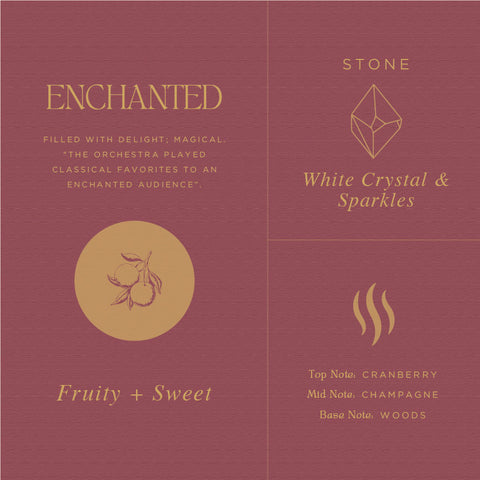 Enchanted | Cranberry, Champagne, Woods