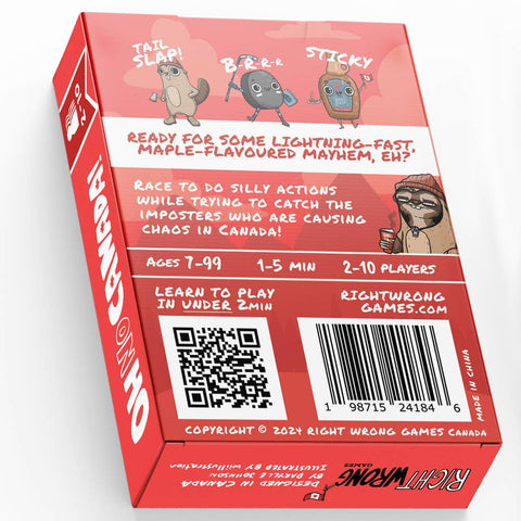 Oh No Canada | Card Game - The Local Space