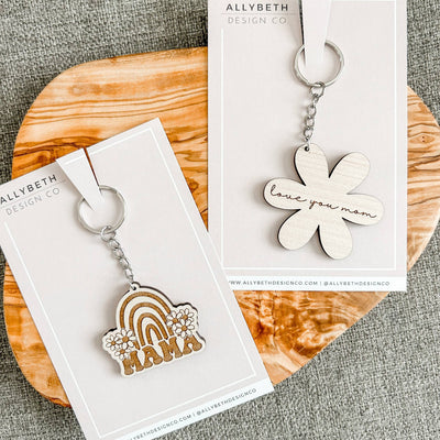 AllyBeth Design Co. | Groovy Mama Keychains, The Local Space, Local Canadian Brands