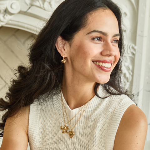 Bow Huggie Hoop Earrings