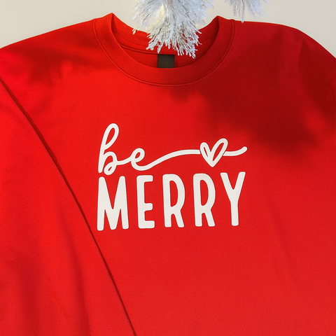 Be Merry Crewneck - The Local Space