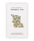 Natasha Vanderburg Co. | British Columbia Dogwood Enamel Pin, The Local Space, Local Canadian Brands