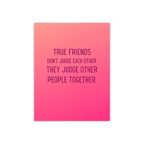 True Friends | Greeting Card