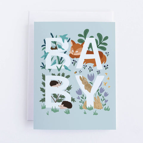 Woodland Baby Shower | Greeting Card