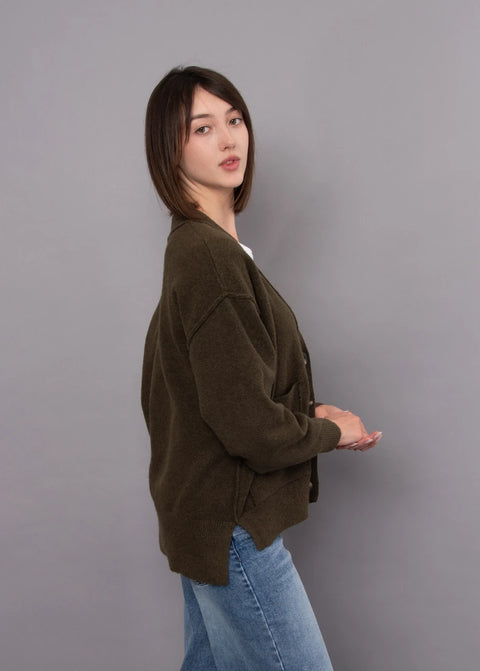 Patsy Cardigan - Olive