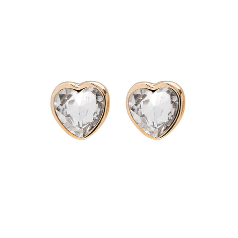 Freya Heart Stud Earrings