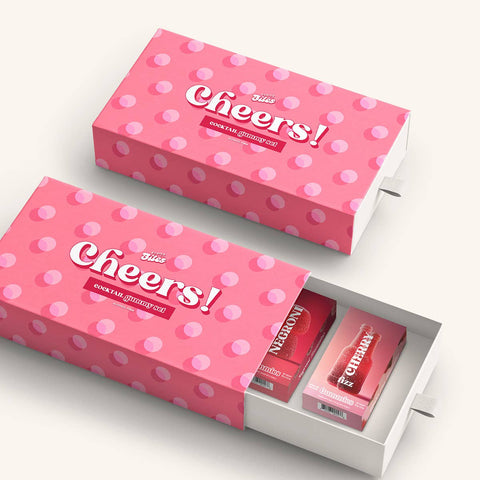 Cheers! | Cocktail Flavoured Gummy Gift Box - The Local Space
