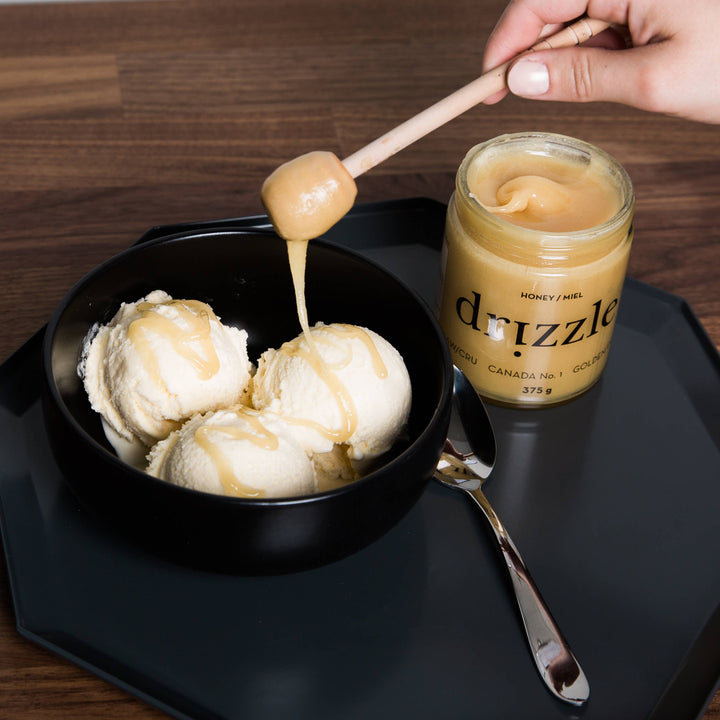 Drizzle Honey - Golden Raw Honey – 375 g (12 oz) - The Local Space