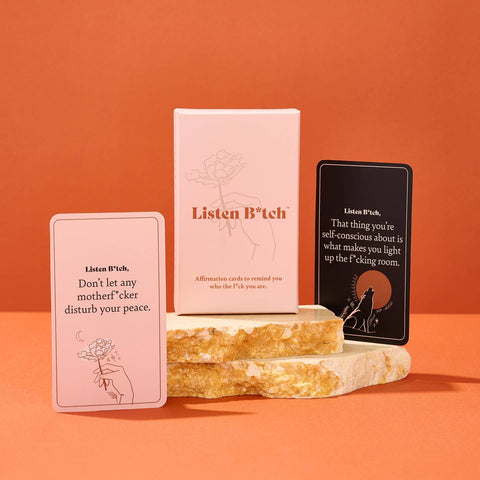 Listen B*tch Affirmation Cards