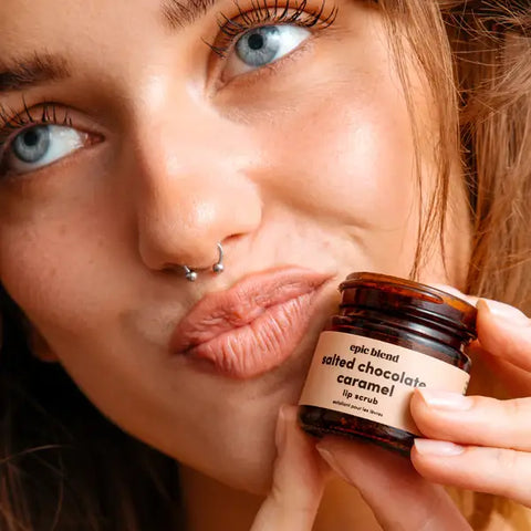 Salted Chocolate Caramel Lip Scrub - The Local Space