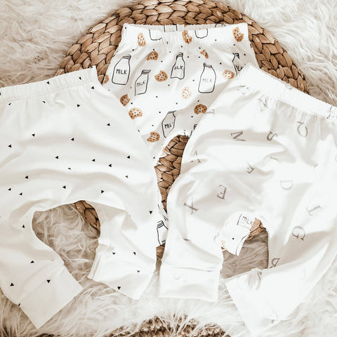 Milk & Cookie Print Leggings