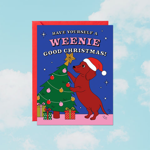 Weenie Good Christmas | Greeting Card - The Local Space