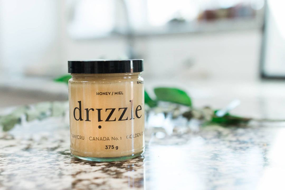 Drizzle Honey - Golden Raw Honey – 375 g (12 oz) - The Local Space