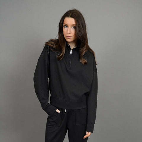 Mailyn Mockneck Half Zip Pullover