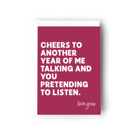 Cheers to Another Year | Greeting Card