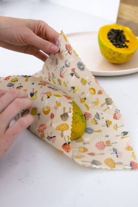 Reusable Beeswax Food Wraps | Single Medium