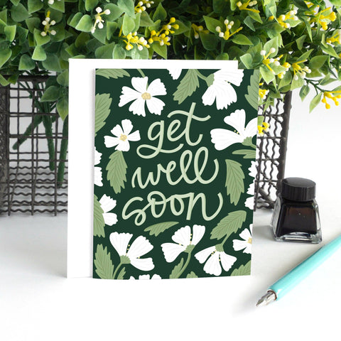 Floral Get Well Soon | Greeting Card