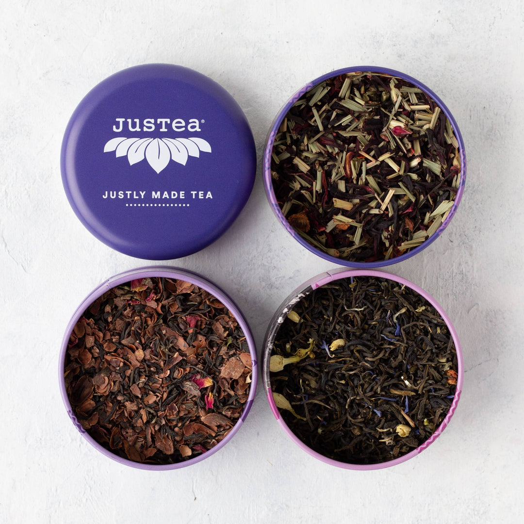 Purple Tea Trio Tin & Spoon - The Local Space