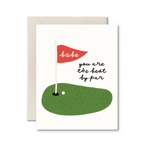 Babe Best By Par | Greeting Card