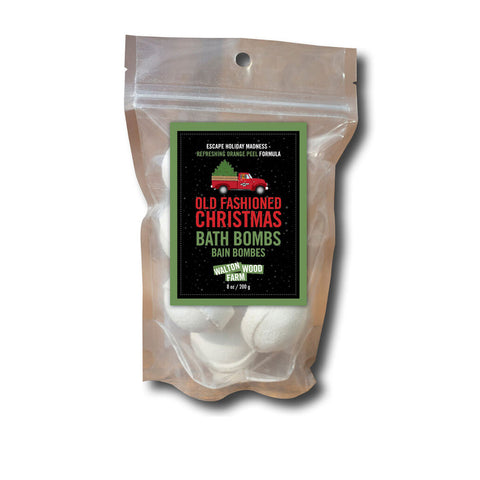 Old Fashioned Christmas Bath Bombs - The Local Space