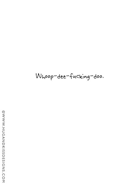 Whoop Dee Doo | Greeting Card - The Local Space