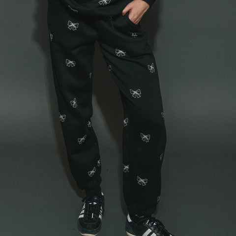 All Over Bow Best Friend Jogger