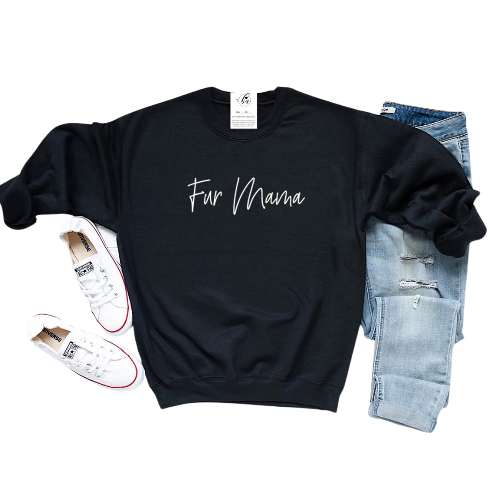 Fur Mama Crewneck Blonde Ambition, The Local Space, Local Canadian Brands