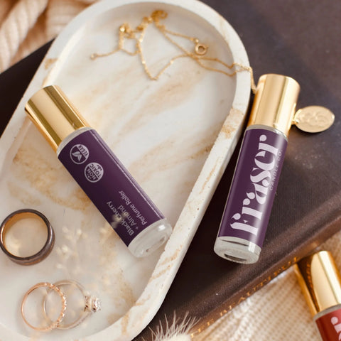 Black Cherry + Almond Perfume Roller - No.18