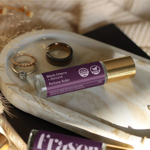 Black Cherry + Almond Perfume Roller - No.18