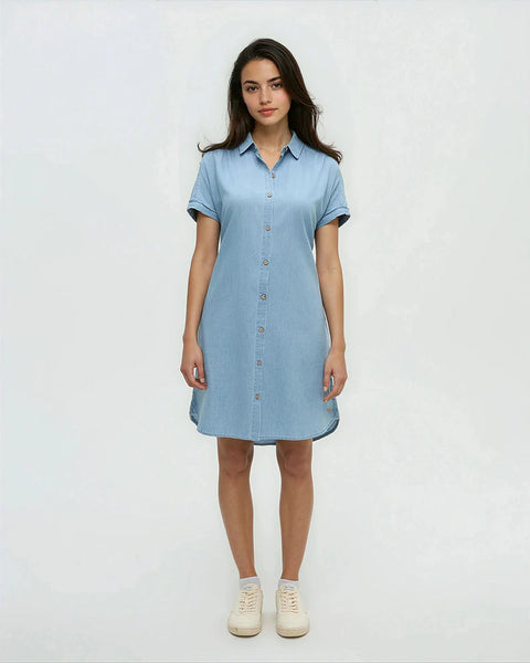 Denim Tern Dress - Organic Cotton Dress