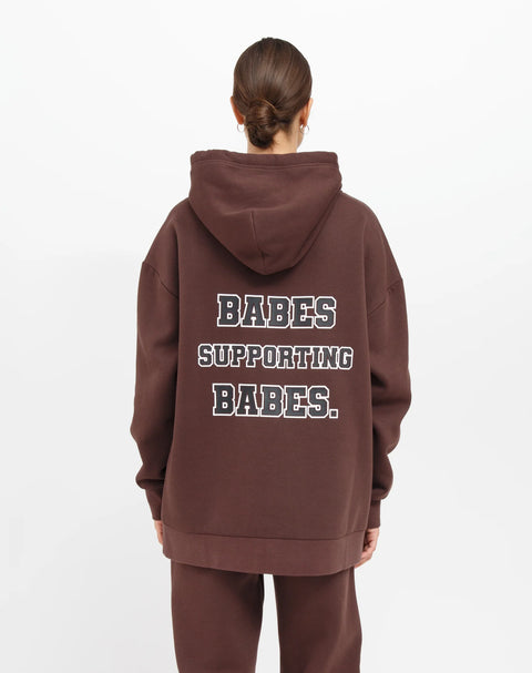 "Babes Supporting Babes" Big Sister Hoodie