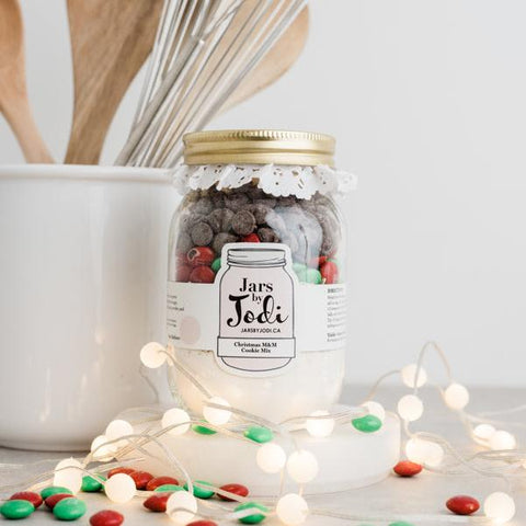 Christmas M&M Coookie Mix - Jars by Jodi, The Local Space