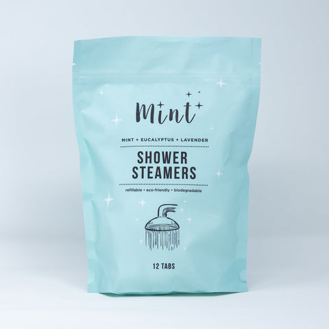 Shower Steamers Bag - Mint Cleaning, The Local Space