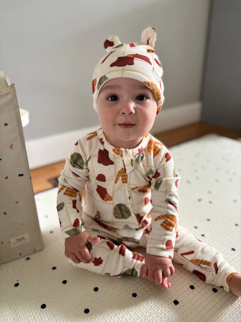 Lumberjack | 100% Organic Cotton Baby Romper - The Local Space