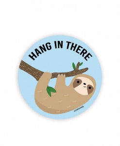 Hang In There Sloth Sticker