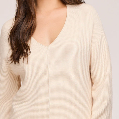 Lisbon V-Neck Knit Sweater